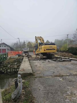 Rušenje starega mostu
